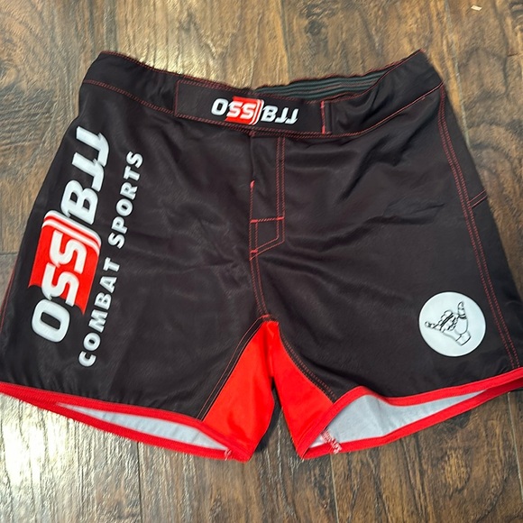 OSS COMBAT BLACK SPORT SHORTS - Picture 1 of 6